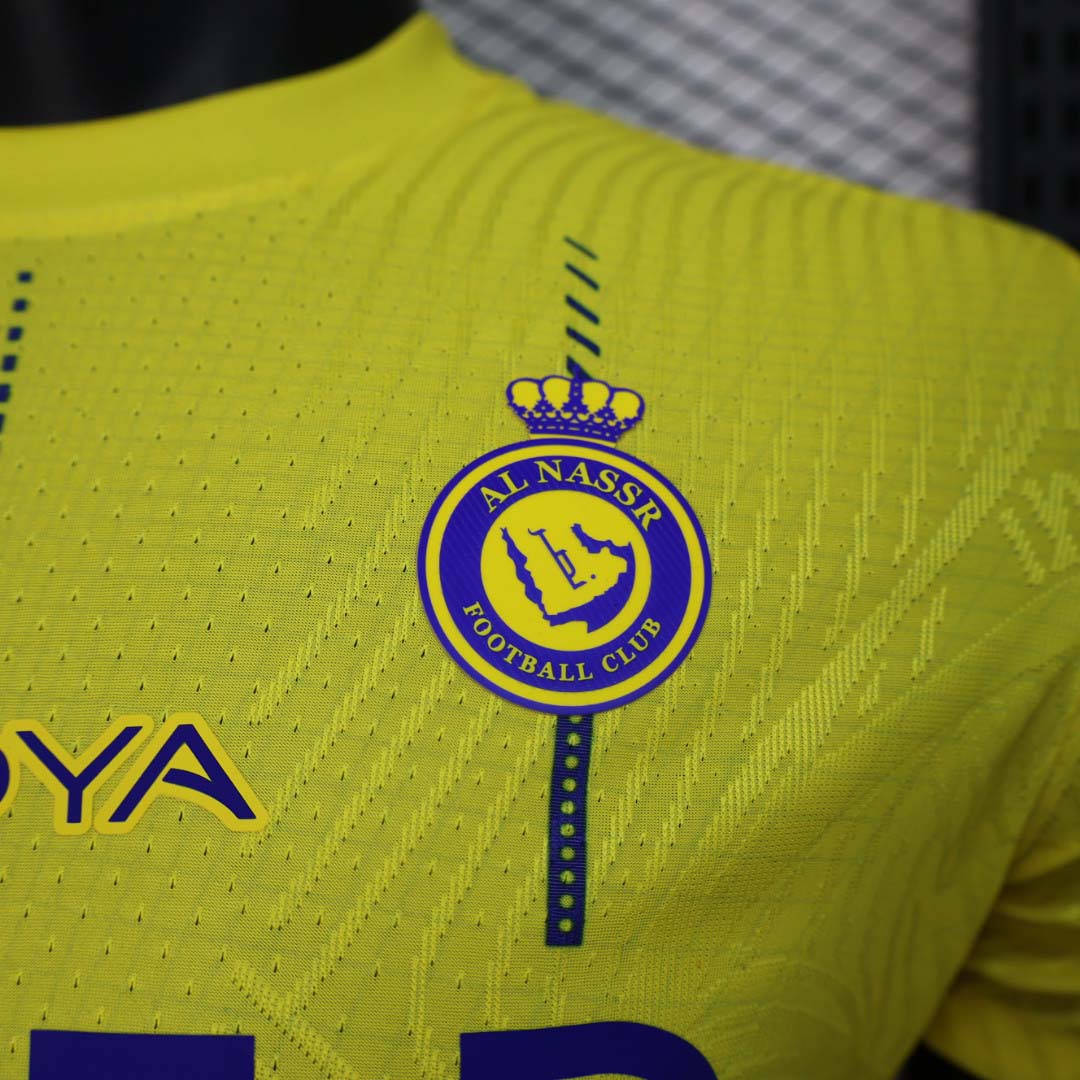 2023/2024 Player Version Al-Nassr Home Football Shirt