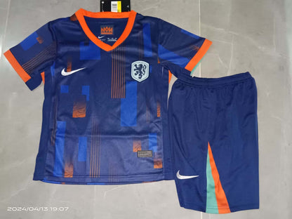 2024 Netherlands Away Football Shirt 1:1 Thai Quality Kids Size