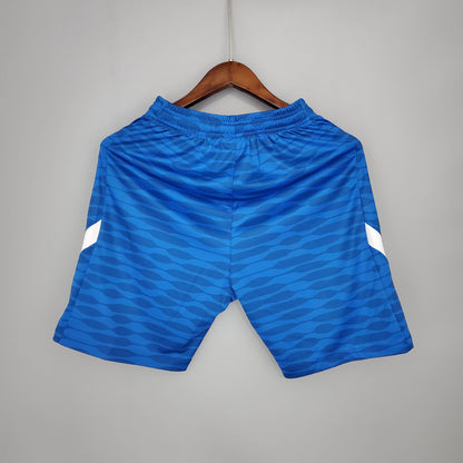 2021/2022 Barcelona Training Suit Blue Shorts