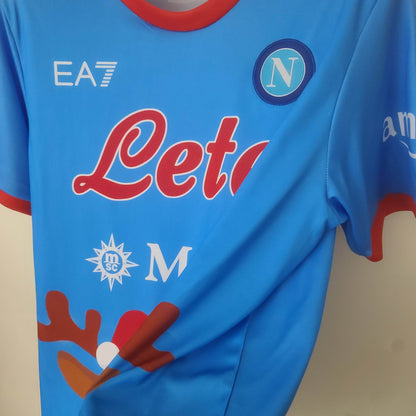 2022 Napoli Christmas Special Edition Blue Soccer Jersey 1:1 Thai Quality