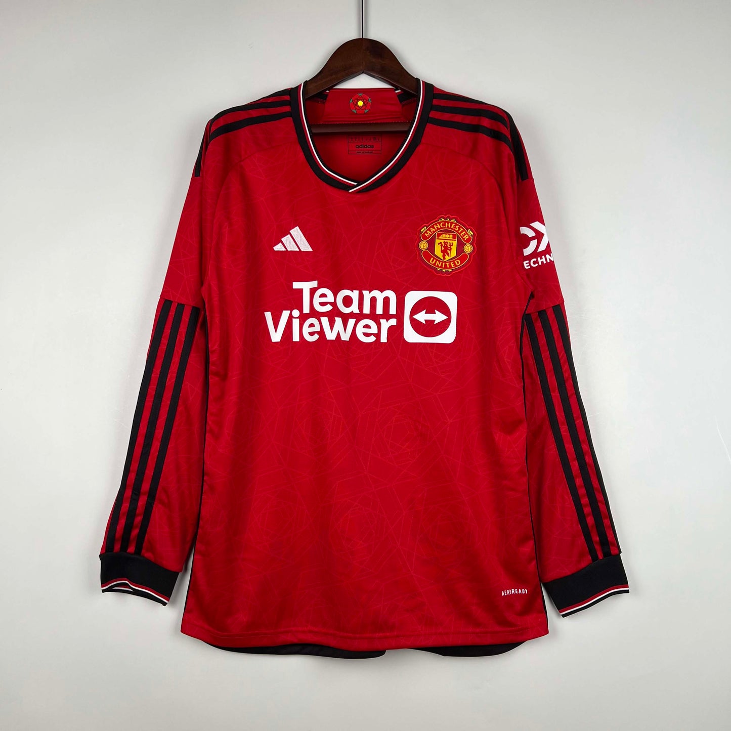 2023/2024 Long Sleeve Manchester United Home Football Shirt 1:1 Thai Quality