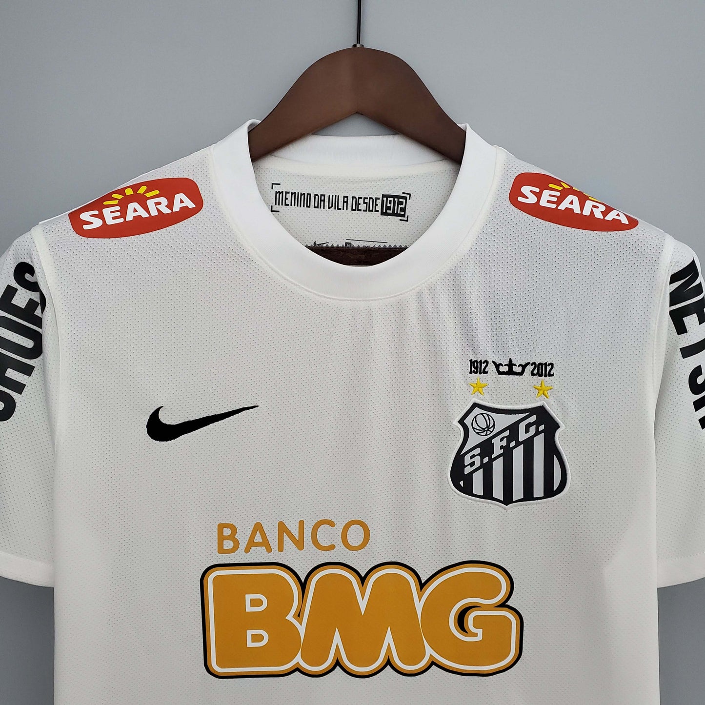 2012 Retro Santos Home Soccer Jersey