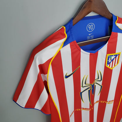 2004/2005 Retro Atletico Madrid Home Soccer Jersey 1:1 Thai Quality