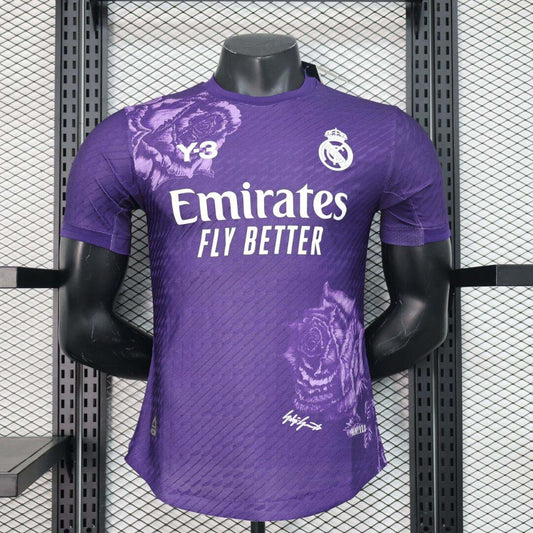 2024/2025 Player Version Real Madrid Y-3 Special Edition Purple Football Shirt 1:1 Thai Quality