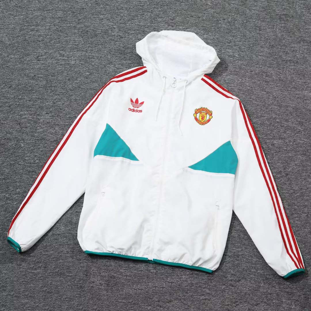 2023 Manchester United Windbreaker white  Edge