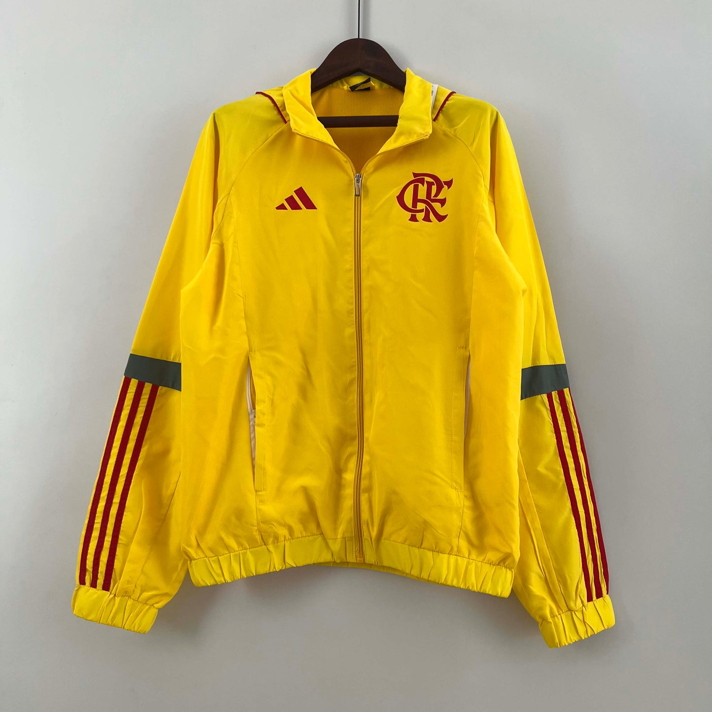 2023 Flamengo Windbreaker yellow Soccer Jersey 1:1 Thai Quality