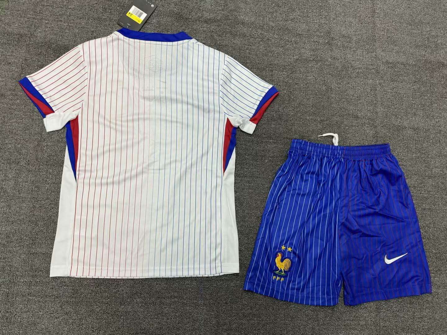 2024 France Away Football Shirt 1:1 Thai Quality Kids Size