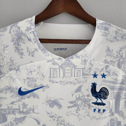 2022 FIFA World Cup France Away Football Shirt White