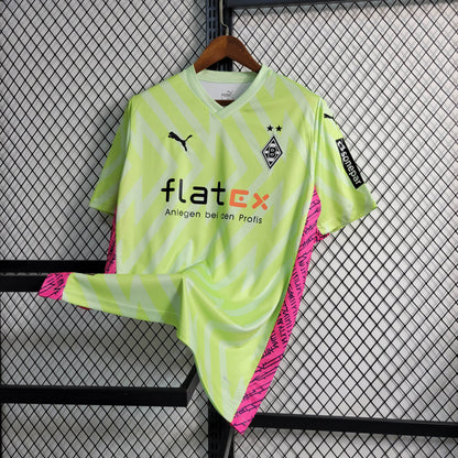 2023/2024 Borussia Mnchengladbach Goalkeeper Fluorescent Green Football Jersey 1:1 Thai Quality