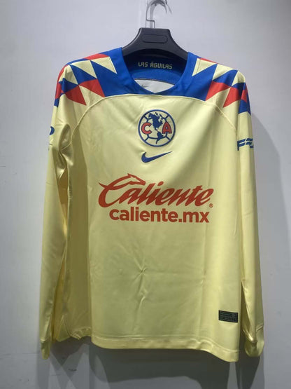 2023/2024 Long Sleeve América Home Jersey 1:1 Thai Quality