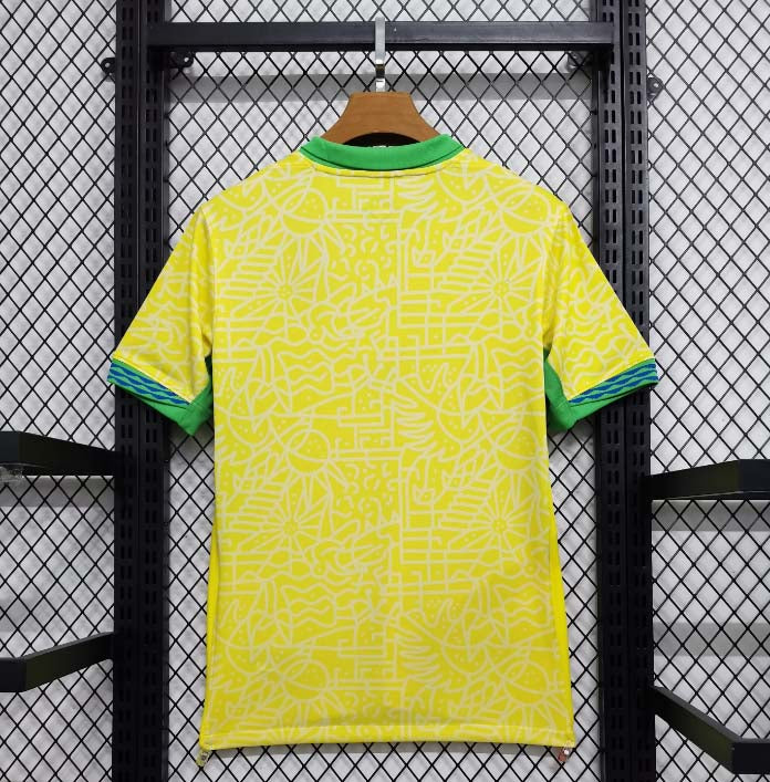 2024 Brazil Home Football Shirt 1:1 Thai Quality