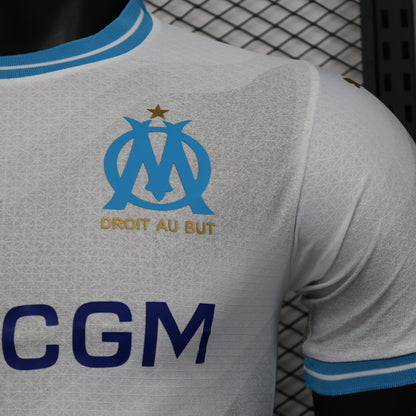 2023/2024 Player Version Olympique de Marseille Home Football Jersey