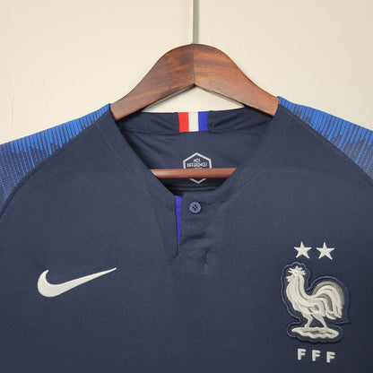 2018 Retro France Home Football Shirt