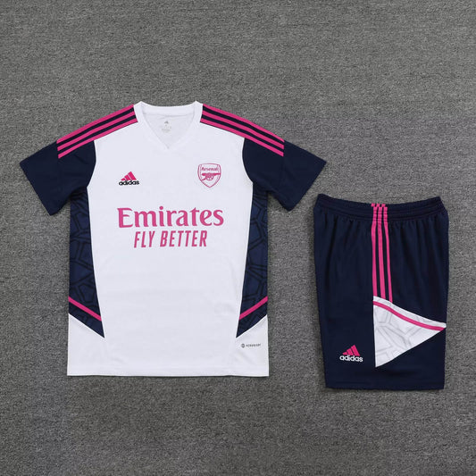 2022/2023 Arsenal Training Wear White Set Soccer Jersey