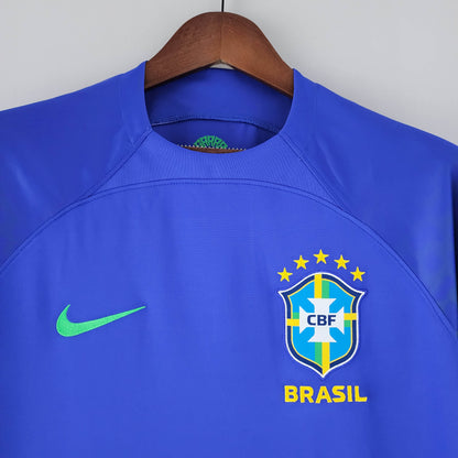 2022 World Cup Brazil Away Soccer Jersey