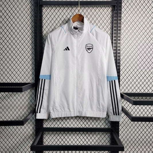 2023 Arsenal Soccer Jersey Windbreaker white