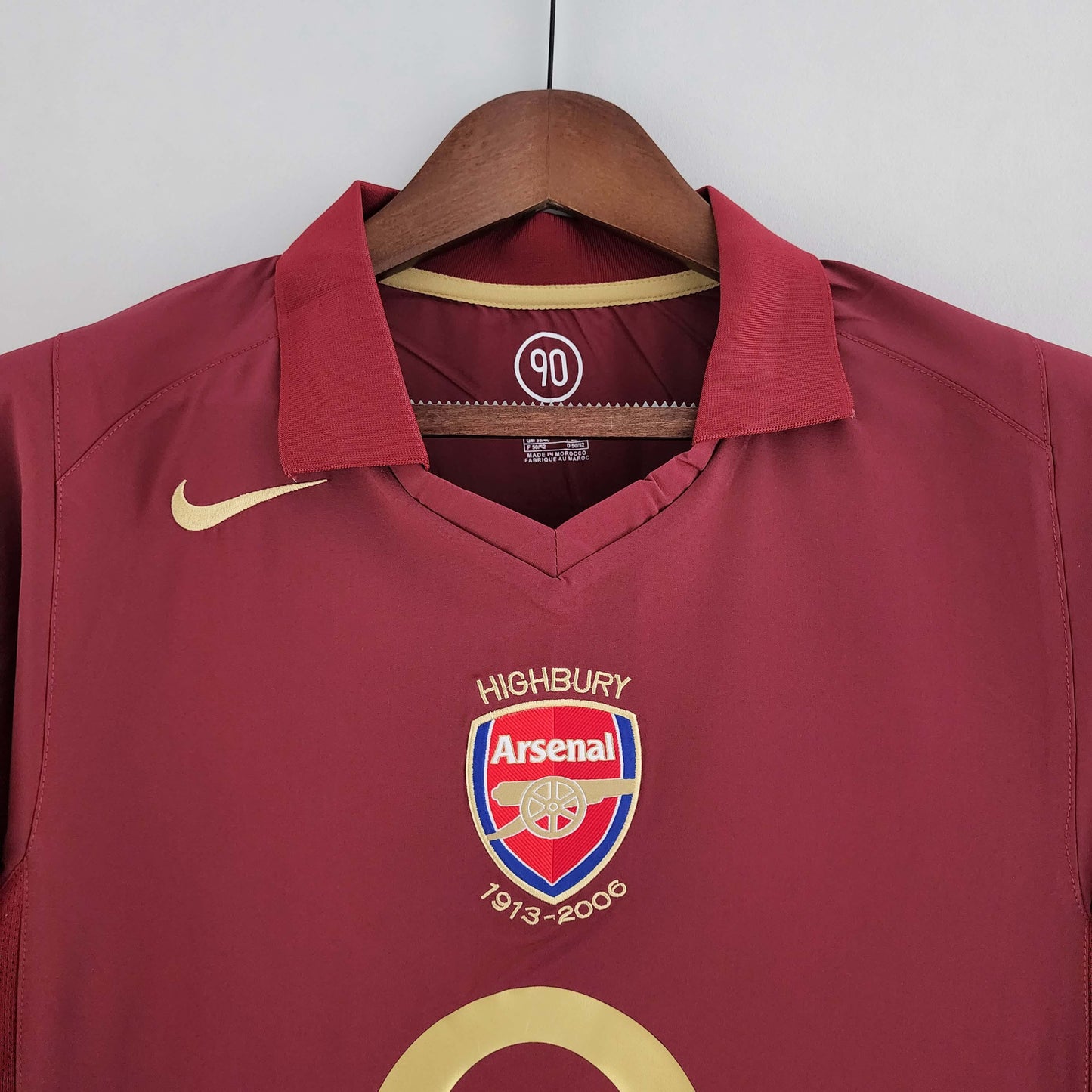 2005/2006 Retro Long Sleeve Arsenal Home Football Shirt 1:1 Thai Quality