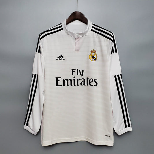 Retro Long Sleeve 2014/2015 Real Madrid Home