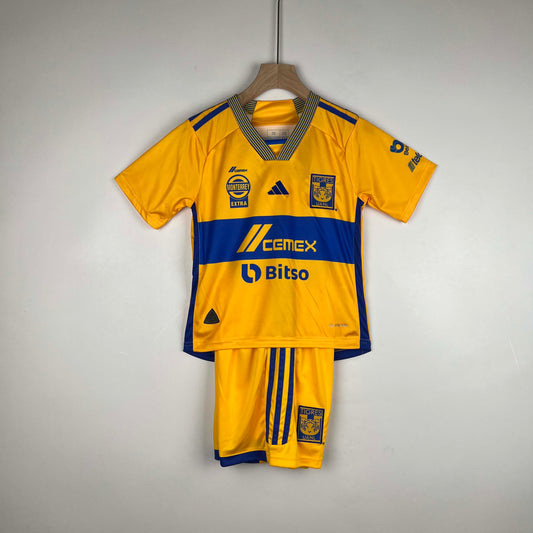 2023/2024 Tigres Home Football Shirt Kids Size