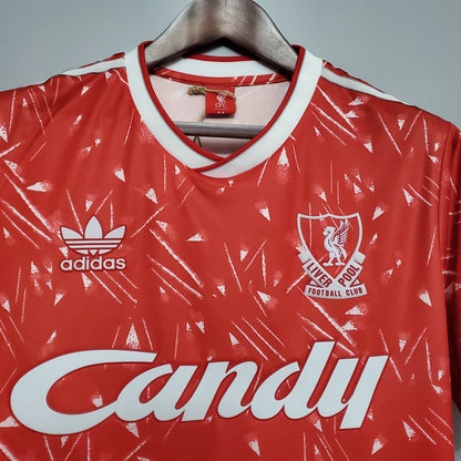 Retro 1989/1991 Liverpool Football Shirt Home 1:1 Thai Quality