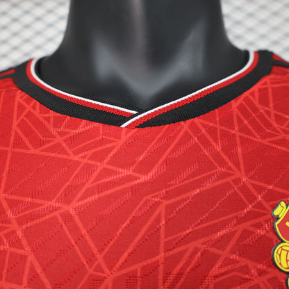 2023/2024 Long Sleeve Player Version Manchester United Home Football Shirt 1:1 Thai Quality