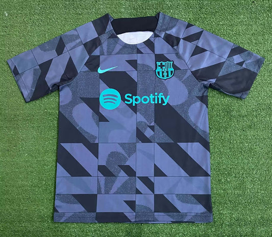 2023/2024 Barcelona Training Wear Gray Jersey