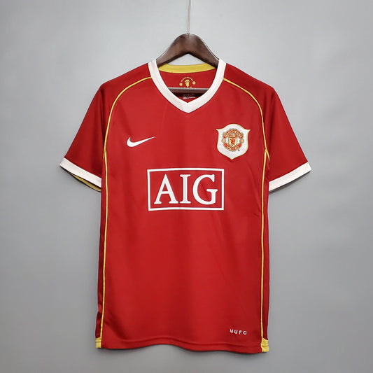 2006/2007 Retro Manchester United Home Football Shirt 1:1 Thai Quality