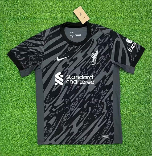 2024/2025 Liverpool Goalkeeper Black Soccer Jersey 1:1 Thai Quality