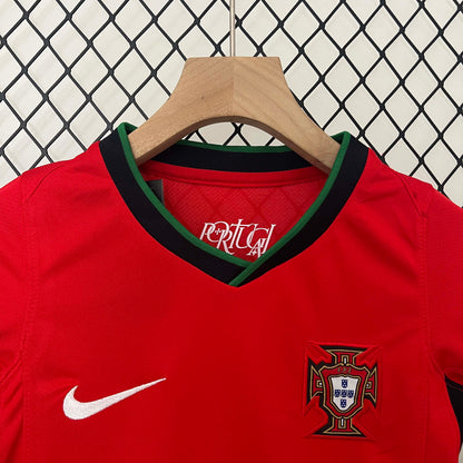 2024 Portugal Home Football Shirt 1:1 Thai Quality Kids Size