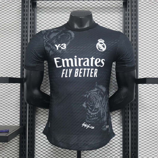 2024/2025 Player Version Real Madrid Y-3 Special Edition Black Football Shirt 1:1 Thai Quality