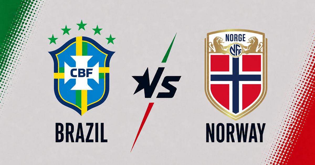 Live Stream: Brazil vs Norway – 2026 World Cup